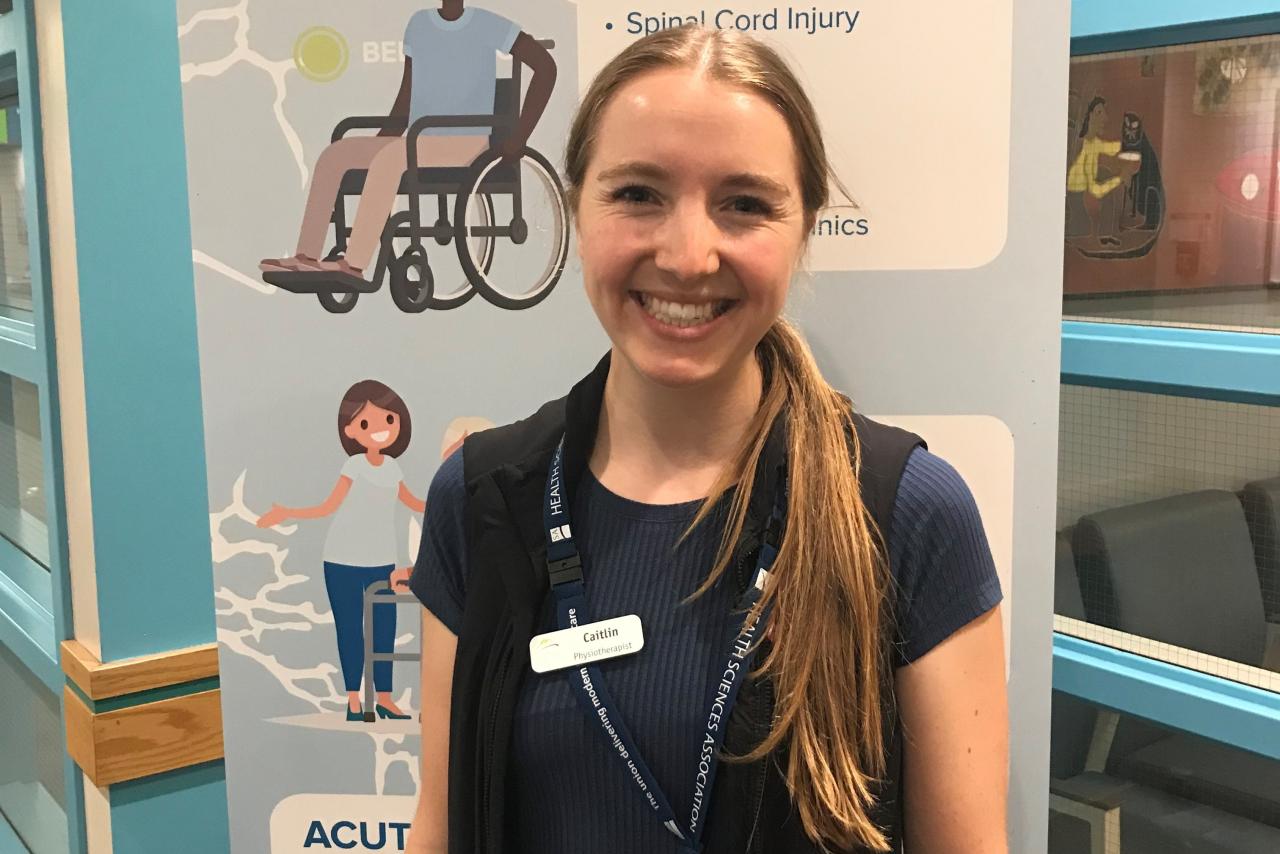 Caitlin Millham, Physiotherapist