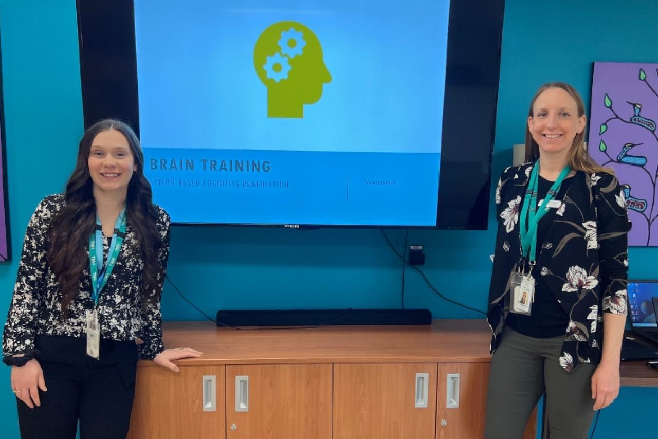 Valerie Ranger (left) and Dr. Chantelle Giesbrecht (right)