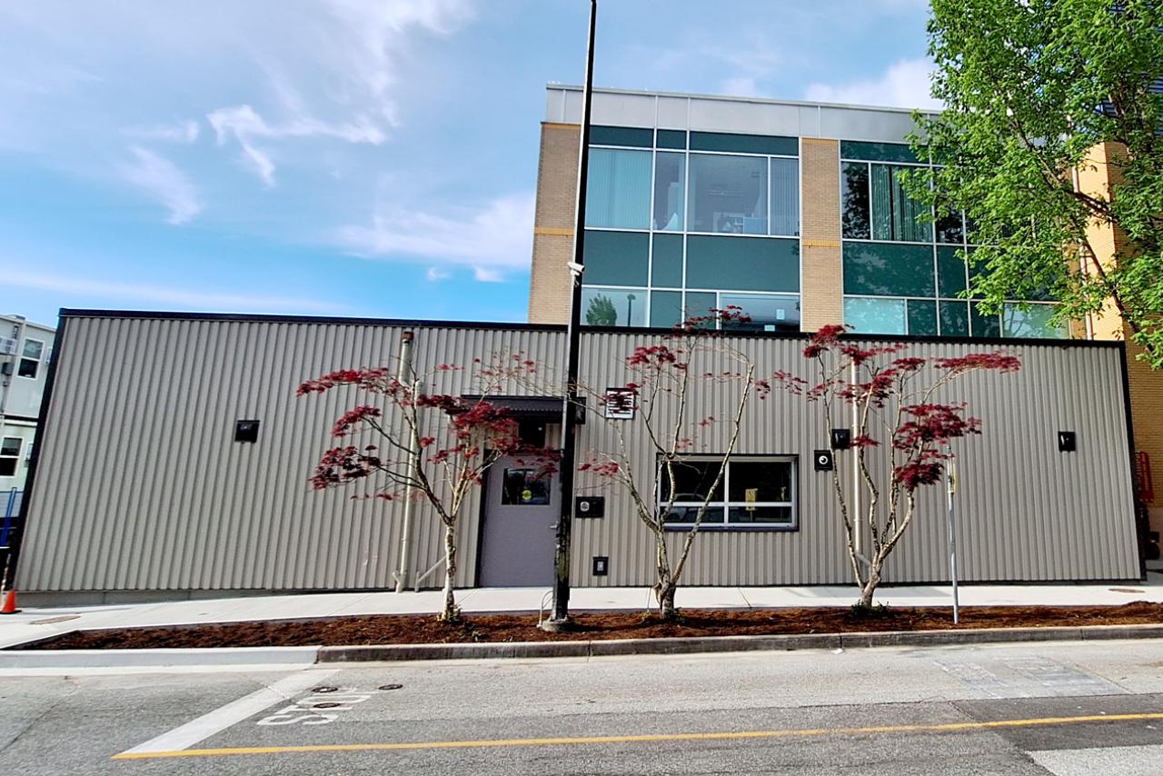 Exterior of the new UBC education centre at Richmond Hospital