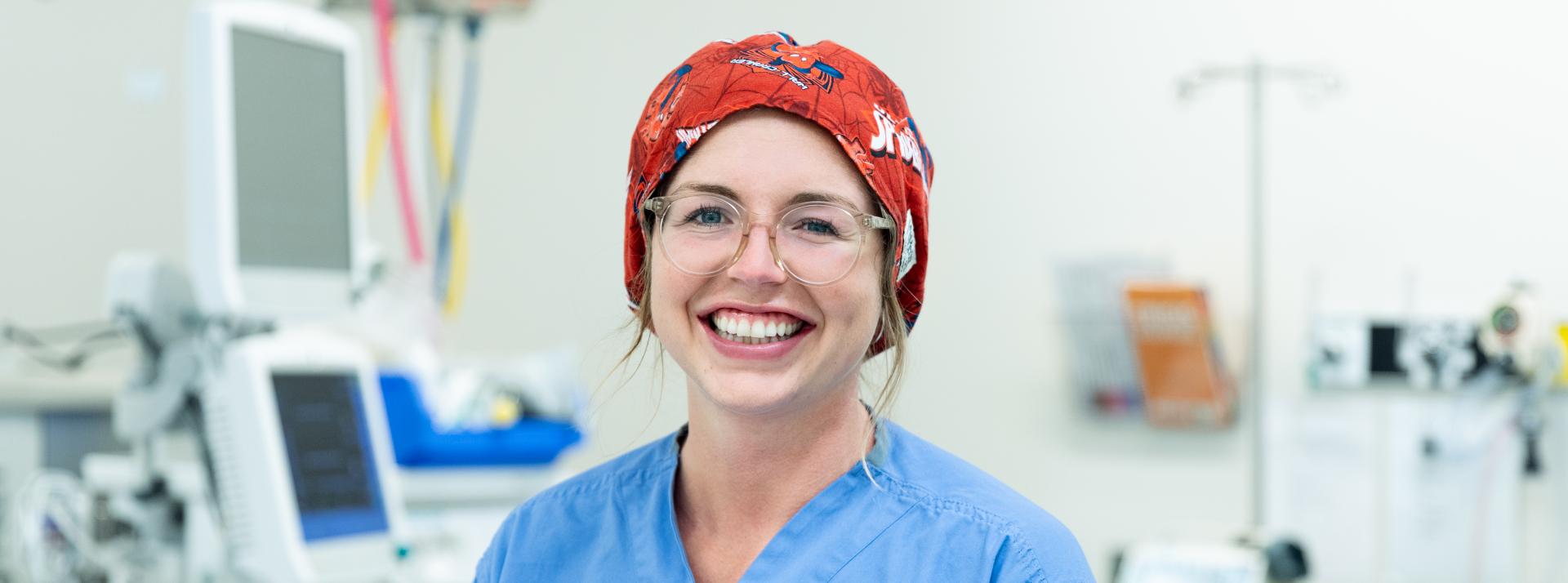 Nurse in operating room