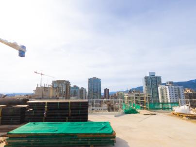 roof completion of Paul Myers Tower