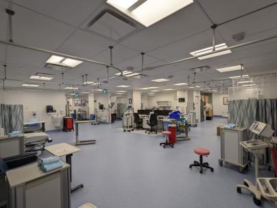 Cancer Care Clinic main care area after renovations