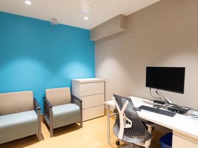 Patient room at Shellbridge Family Health Clinic